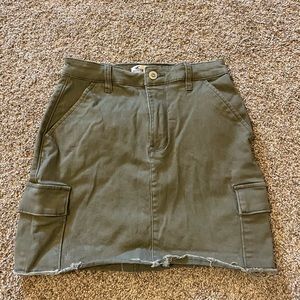 Hollister Army Green Skirt